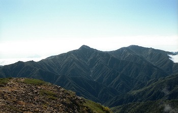 小仙丈ヶ岳より
