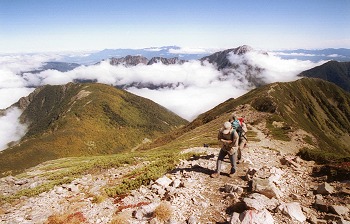 甲斐駒と鋸岳
